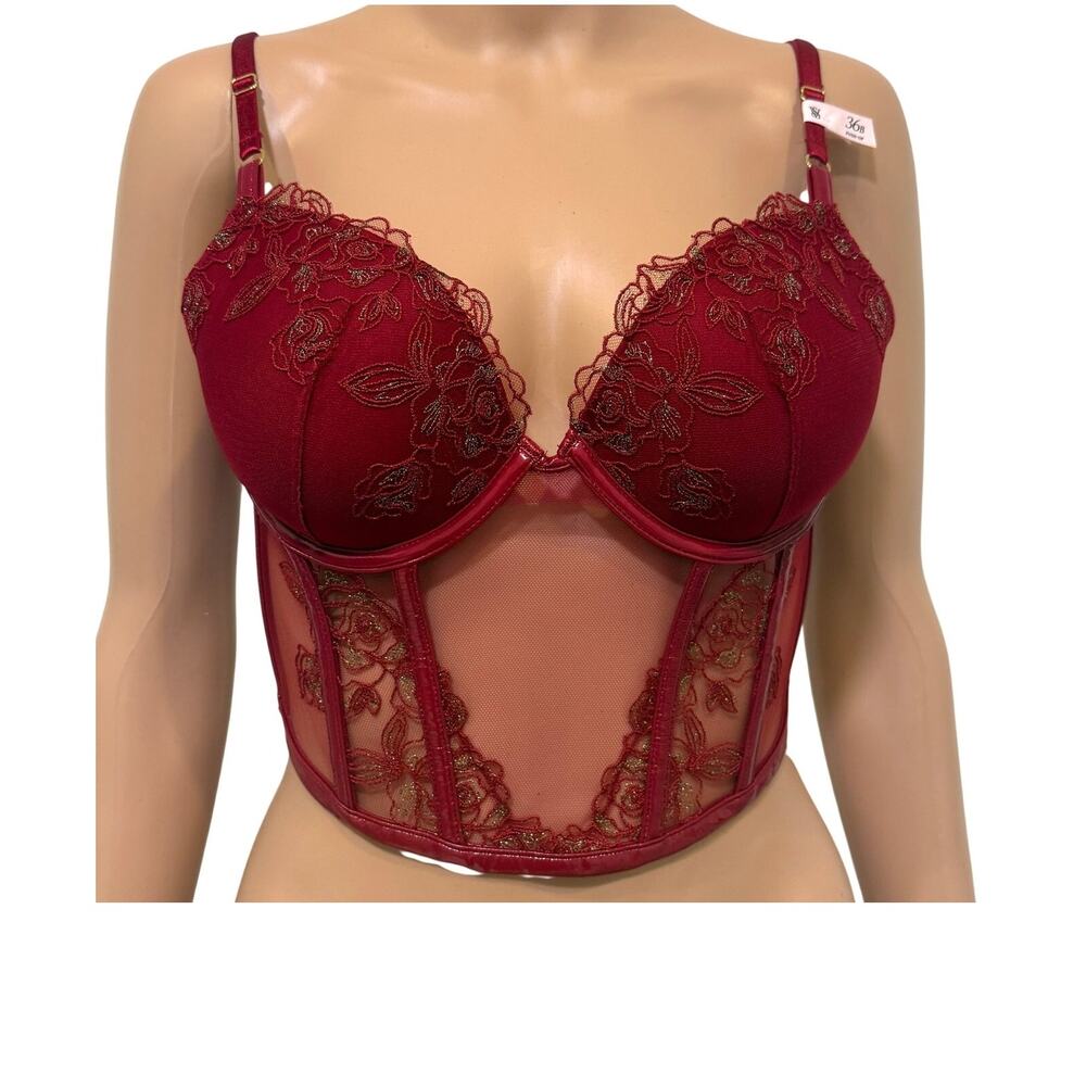 Victoria's Secret 36B Very Sexy Midnight Affair push-up corset BC 3181